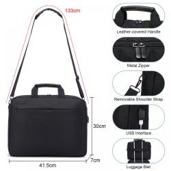 2022 LOVEVOOK factory custom 15.6 17.3in large business work travel computer case portable shoulder bags oem men laptop bags