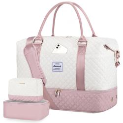 Wholesale LOVEVOOK Carry on Waterproof Nylon Travel Duffle Bag Custom Foldable Luggage Storage Duffel weekender Bag for women