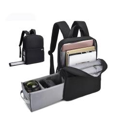 XL162 Outdoor Camera Bag Large capacity Camera Bag Waterproof Wear-resistant Double Tier Camera Backpack