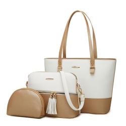 2024 New Female Bag Atmospheric Three-Piece Single Shoulder Oblique Span Hand Bag For Women