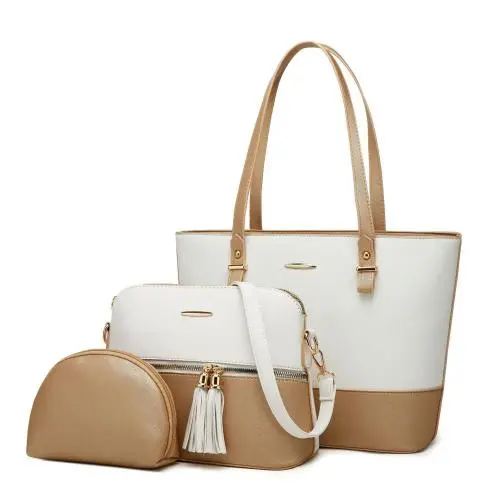 2024 New Female Bag Atmospheric Three-Piece Single Shoulder Oblique Span Hand Bag For Women
