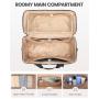 LOVEVOOK 2024 Handmade Custom Logo Duffle Bags Men's Carry on Overnight Weekend Sports Gym Bag 3pcs Wholesale Travel Duffel Bag