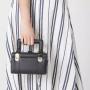 Luxury brand korean designer soft PU Leather and canvas tote weekend shoulder hand bags