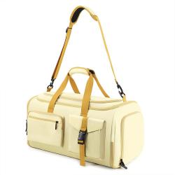 Customized Logo Large Capacity Convertible Garment Duffel Bag Foldable Carry-on Suitcase Bag for Weekend Travel