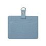 School Employee ID Card Holder Pass Case with Neck Strap PU Leather Name Holder Name Tag Case