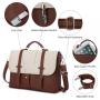 LOVEVOOK Leather Messenger Bag Waterproof Laptop Tote business bag anti-theft shoulder Cute handbags Briefcase Women laptop bags