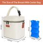 Insulated Baby Bottle Reusable Thermal Baby Bottle Breast Pump Carrying Breast Pump Bag Multi-function Breast Milk Cooler Bag