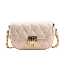2024 new small fragrant style shoulder bag simple texture women's luxury design women's bag