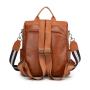 CCF377 New Arrival Backpack Women Waterproof PU Leather Outdoor Travel Bag Leisure Ladies Backpack College School Bag