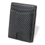 Custom business card holders leather slim card holder wallet carbon fiber mens card holder