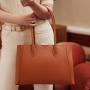 2023 Autumn New Design Women Tote Bag Customized Pu Vegan Leather Classic Fashion Shoulder Bag