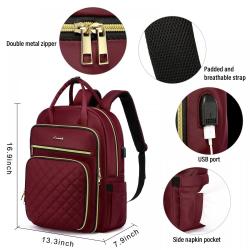 LOVEVOOK 17 inch High quality casual travelling backpack bag Fashion waterproof large custom logo laptop backpack school bags