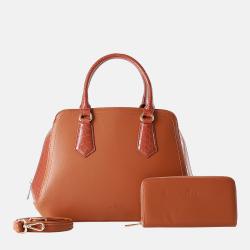 Susen Chrisbella women shoulder handbag with strap 2pcs purse set latest women hand bags for ladies 2022 ladies