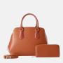 Susen Chrisbella women shoulder handbag with strap 2pcs purse set latest women hand bags for ladies 2022 ladies