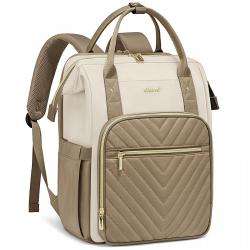 LOVEVOOK New fashion quilted design 15.6in large waterproof laptop backpack bag for travel work school Business laptop backpack
