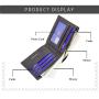 OEM009 New Men Retro PU leather Short Men Wallet Waterproof Slim Simple Male Wallet For Men Purse Business ID Credit Card Holder