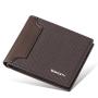 ZR408 New RFID Anti-theft Canvas Men's Wallet Trend Horizontal Short Card Bag Zipper Canvas Business Wallet Wholesale