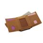 Genuine Leather Minimalist Mens Coin Pocket  Wallet Rfid Card Holder Aluminium Pop Up Wallet