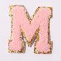 Hot Sales New Design Factory Multi Colors Low MOQ Wholesale Embroidery Chenille Patches Chenille Letter Stickers Custom