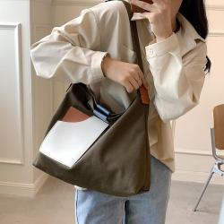 CCF676 Canvas Shopping Bag Large Capacity Eco Friendly Women's Tote Bag Customized Printed LOGO Lifestyle Weekend Handbag