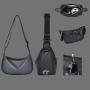 XL089 Luxury Style Daily Used Waterproof Crossbody Bag Men's Nylon Chest Bag New Version Durable Sports Shoulder Bag