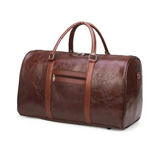 Travel Duffel Bag Waterproof pu Leather Travel Bag sac de voyage complet  Luggage Tote Duffle Bags For Men