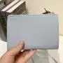 Customized women leather wallet rfid blocking card holder wallet leather zipper wallet for women
