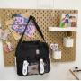 Manufacturer clear window ita backpack pin display custom ita bag with small MOQ