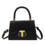 Korean ladies bag fashion handbag 2024 new crocodile pattern shoulder bag retro women's bag