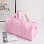 Large Capacity Nylon Sport Training Gym Bag Wholesale Duffel Bag Women Men Weekender Travel Pink Duffle Custom Travel Bags