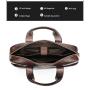 ZWY307 Wholesale Men Vintage Business Genuine Leather Briefcase Daily Work Travel Portable Laptop Bag Customizable LOGO Handbag
