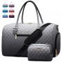 LOVEVOOK custom 2pcs Sports Gym Duffel Bags travel Weekender Bags with Shoe Compartment travel luggage duffle bag unisex