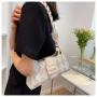 High Sense Single Shoulder Underarm Bag 2022 New Style Fashion Printing Small Square Bag Canta Kadin Diamond Lattice  Lady's Bag