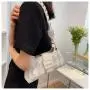 High Sense Single Shoulder Underarm Bag 2022 New Style Fashion Printing Small Square Bag Canta Kadin Diamond Lattice  Lady's Bag