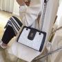 Hot Selling Pu Leather Bags for Women 2024 New Trendy Chain Fashion Shoulder Bag with Simple Embroidered Thread Crossbody Bag