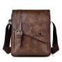 XL041Imported Vintage Men's Shoulder Bag Japanese Style Daily Life  Large Capacity Handbag Wear-resistant  Messenger Bag