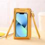 New Touch screen Mobile Phone Bag for Small Mini Single Shoulder Crossbody Bag Zipper Wallet Fashion Mobile Phone Messenger Bag