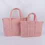 Keymay High Quality Medium Large Bride Carry on Bag Birthday Gift Soft Sherp Faux Fur Tote Plush Travel Bag Teddy Tote Bag