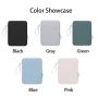 ZWY026 Daily Portable Compact Tablet Case Outdoor Lightweight PU Solid Color Waterproof Tablet Bag Business Wearable Clutch Bag