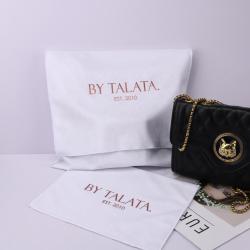 Custom Rose Gold Velvet Fabric Envelope Pouch For Handbag Luxury Gift Jewelry Packing Envelope Velvet Dust Bag