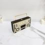 Custom Radio Metal Handle Shiny Crystal Handbag Red Evening Clutch Women Bridal Wedding Party Purse Luxury Designer