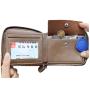 XL025  Men Wallet Luxury Classic Short Zip Style Card Holder Wallet For Men French Style Anti Water Business Person Purse