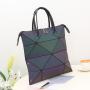 LOVEVOOK Women Handbags Luxury Shoulder Bag Designer 2020 Foldable Totes Luminous Bag with Top-handle Large Capacity Geometric