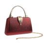 wholesale  leaf buckle metal chain handbag ladies luxury crystal clutch evening bags golden clutch woman party bag