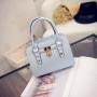 New Korean Fashion Women's Bag Taschen Round Lock Texture Shaped Bag Single Shoulder Handbag  bolsas para mujer
