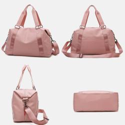 ZF102 New Fashion Leisure Sports Fitness Bag Female Oxford Cloth Shoulder Handbag Simple Waterproof Wearable Travel Bag Male