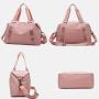 ZF102 New Fashion Leisure Sports Fitness Bag Female Oxford Cloth Shoulder Handbag Simple Waterproof Wearable Travel Bag Male