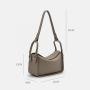 2024 Fully Custom New Fashion Womens Shoulder Bags Chic Underarm Bag Trending Soft Vegan Leather Lychee Ladies Shoulder Bags