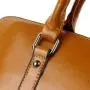 Women's Genuine Leather Business Briefcase Handbag Stylish 14 Inch Laptop Work Office Bag Design for Fashionable Ladies