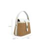 Hot selling 2024 Wholesale Summer Nature Beach Handbags Woven Straw Shoulder Bucket Bag for Women Girls